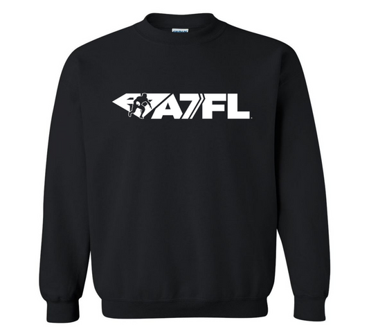 A7FL Centered White Logo Crewneck Sweatshirt